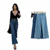 Traf Zr Hight Street Women's Jeans Y2K Jean Baggy Women 2024 Fi New Kpop Cargo High WAIST WIDE VINTAGE PANT JEANS WOMEN X0KP＃