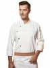 Veste de chef de haute qualité Restauration Pure Cott Workwear Hôtel Cuisine Uniforme Restaurant Cook Shirt Lg Vêtements de travail à manches 50KR #