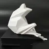 Nordiskt kreativt harts origami groda figur Vintage grodstaty heminredning hantverk rum dekoration föremål harts djur figur 240318