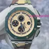 Montre-bracelet suisse AP Royal Oak Offshore Series 26400SO Schéma de couleurs camouflage 44 mm Fonction date et synchronisation Montre mécanique automatique pour homme