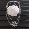 Damen Silber plattiert Schmuck Halskette Anhänger Stil Neue Luxus Halskette Boutique Romantischer Stil Mode Schmuck Hochwertige Halskette Geburtstagsfeier