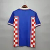 1998 2002 Suker Retro Jerseys Boban Chorwacja piłka nożna Vintage Classic Prosinecki Football Shirt Soldo Stimac Tudor Mato Bajic Maillot de Foot 98 02