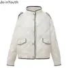 2023 roupas femininas fi parkas de inverno suporte pescoço engrossado temperamento outwear colheita tops casual m jaquetas coreanas casaco p0Nm #