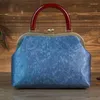 Tasche Form Handgemachte Gestickte Frauen Handtasche 2024 Retro Chinesischen Stil Damen Taschen Bankett Blume Weibliche Schulter