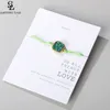 Charm Bracelets 5pcs/lot Bohemian Colorful String Thread Rope Friendship Bracelet Adjustable Fake Stone Druzy Women Jewelry