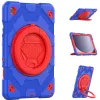 Custodia per armatura a impugnatura per Samsung Galaxy Tab A9 Plus 11 pollici A9 + 360 Coperchio di supporto rotante 3 in 1 Ibrido Rugged Protezione Rugged Shock Protept Case + Schermo Film Scatta per pellicola