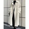 Women's Trench Coats Trendy Ins Spring Autumn Female Drapey British Style Loose Midi Over-the-knee Windbreaker Women Jacket 2024