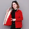 Haut de gamme brillant femmes veste nouveau hiver Parkas femme vers le bas Cott vestes col montant décontracté chaud manteau court vêtements d'extérieur dames n9rS #