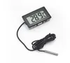 Professinal Mini Digital LCD Probe Aquarium fridge Zer Thermomer Thermograph Temerograph温度50110度2793825