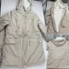 Winter Mid-Länge Mit Kapuze Fleece Gefüttert Mantel Frauen Warme Parka Verdicken Outwear Beiläufige Lose Jacken Trenchcoat Snoar Windjacke E9ZJ #