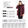 Santelon Frauen Winter Warm Parka Mantel mit Pelz Ball Flauschige Fell Kapuze Weibliche Outdoor LG Gepolsterte Cott Kleidung Plus Veet J1Hg #