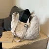 Sac femme Hobo épaule rembourrée boulette polyvalent vers le bas croissant doux matelassé fourre-tout bandoulière travail voyage