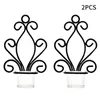 Candle Holders 2pcs El Vintage Festival European Style Craft Party Home Decor Wall Sconce Swirling Hanging Candlestick Wedding