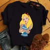 fi punk PrincToo Tattoo Rocker T-shirt kobiety swobodny nadruk dziewczyna 2023 Summer o szyja harajuku y2k zabawne słodkie topy tee k3uh#