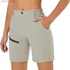 Heren shorts shorts wandelbroek shorts outdoor quick drogen camping klimmende waterdichte reis shorts met ritszakken q240329