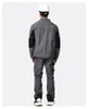 Duurzame werkkleding voor mannen Laspak Multi Pocket Cargo-jas Werkpak Monteurs Workshop Uniform Werkkleding Jas e0pv#