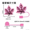신발 부품 액세서리 컬러프 메이플 리프 시리즈 세인트 캡 10mm 재사용 가능한 장식용 액세서리 드롭 배달 신발 DHTYU