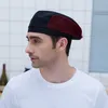 Cappello da cuoco Servizio di ristorazione Abbigliamento da lavoro Uniforme da cucina Ristorante Berretto di stoffa Elastico Peperoncino Stampa Berretti Cuoco Cappelli da cuoco L4BV #