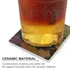 Table Mats Light Within Ceramic Coasters (Square) Christmas Personalize Drinks
