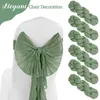 1020 st Sage Green Tabler Runners Cotton Gaze Runner Bulk Rustic Cheesecloth Boho för bröllop 240322