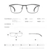 FONEX 180 ° Flip lunettes cadre hommes carré Prescription lunettes pleine montures optiques lunettes coréennes F8043 240314
