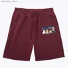 Heren shorts Summer Casual Shorts Heren Street Kleding Kleding Shorts Heren rechte shorts Ademende strand Candy Wit Black Shorts Plus Maat S-XXL Q240329