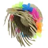 Vêtements pour chiens Chapeau de paille pour animaux de compagnie Spring Summer Sun Hawaiian Party tissé pour