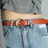 Bälten Spotting Belt Women Faux Leather Midj för damer jeans byxor oberoende lastbilar