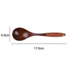 Coffee Scoops Small Wooden Soup Spoons Durable Round Serving Wood For Seasoning Oil Tea Sugar