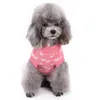 Vêtements de chien adorable pull pour animaux de compagnie motif de coeur à la mode tricoté vêtements de saint valentin pour petits chiens moyens