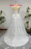 Boho Wedding Dres for Women 2023 Lace Habique Tulle Wedding Deters A-Line Sweep Train Elegant Bride Dr Vestidos de Novia Z0V4#