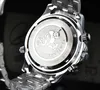 أوميغ حراس 2024 جديد العلامة التجارية الأصلية رجال Seamaster الساعات الكلاسيكية Round Case Quartz Watch Wristwatch Clock 0-5