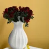 Decoratieve bloemen 2 stuks Home Decor Kunstmatige Hortensia Bruiloft Boeket Nep Retro Roze
