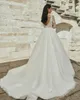 Sodigne Luxury Wedding Dres Lg maniche scollo a V Appliques Paillettes pizzo Princ abito da sposa sposa da donna Dr 2024 39WT #