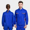 2023 Otoño LG Manga Ropa de trabajo para hombres Mujeres Monos Traje Reparación de automóviles Cstructi Taller Durable Trabajador Uniformes B0hu #