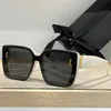 SL99F sunglasses for women brand fashionable agate square frame sunglasses with acetate frame lenses and gold logo beach UV resistant designer sunglasses