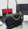 Designer -Gold Coin Chain Bag Women Square Bag Liten Crossbody Classic Mini Bag Shoulder Crossbody Purse