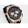 Ruch Men's the 26420 Factory Ceramics Superclone 44 mm Mechanical stop zegarek APF Projektanci Time Chronograph Serie