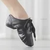 Chaussures de danse en cuir PU pour enfants, chaussures de Jazz pour femmes, Design doux à lacets, pour professeur de Ballet, 28-45 ans, vente en gros