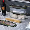 Bouteilles de stockage boîte de nourriture sèche capacité pâtes rectangulaires avec joint étanche à l'humidité récipient de conception Visible pour Spaghetti