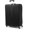 Valises Softside extensible bagages enregistrés valise légère hommes et femmes noir grand 29 pouces