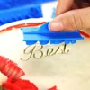 Bakvormen 6 stks/set Cakevormen Alfabet Letter Woorden Cookie Druk Stempel Embosser Cutter Fondant Schimmel Gelukkige Verjaardag Decoratie