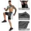 Pantaloncini da palestra atletici 2 in 1 con stampa personalizzata per uomo Performance Compression con tasca Quick Dry Stretch Workout Fitness 240322