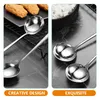 Spoons Stainless Steel Spoon Flatware Serving Parties Ladles Cooking Tools Large Wok Utensils Kitchen Stirring Child Soup