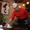 Jemma Leong Japońska kuchnia odzież Kimo sushi restauracja Izakaya Chef mundur dla kobiet mężczyzn kelner h242#