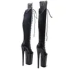Dance Shoes 23CM/9inches PU Upper Modern Sexy Nightclub Pole High Heel Platform Women's Boots 107
