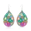 Dangle Lustre Isang Mode Européenne Américaine Mticolor Boucles D'oreilles En Métal Couleur Creux Style Traditionnel Boucle D'oreille Pour Les Femmes Juif Dhrep