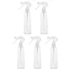 Garrafas de armazenamento 5 pcs vazio spray garrafa senhor névoa água gatilho pulverizador para flores de cabelo plantas jardim limpeza 200ml