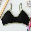 Camisoles & Tanks Women's Sling Bra Strap Chest Pad Vest One Piece Tube Top Full Coverage Sexy Color Block Wrapped