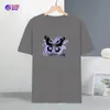 2024 Yaz Günlük Kelebek Mektubu Ölü Sarhoş Artı Boyut Kadınlar Kısa Kollu T-Shirt Modeli Top W13Q#